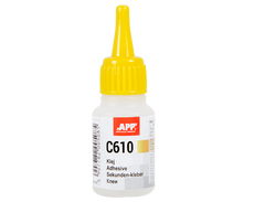 APP C610 Colla Adesivo Cianoacrilico per Gomma, Plastica, Metallo 20 g