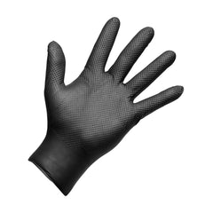 Guanti Tg.L Quartz Q Grip Nero (50 Pz) Spessorati 8my