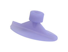 Piastra Adesiva Viola A Forma Conica Ellittica Piatta E Flessibile D33x47mm