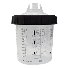 Sistema PPS Tazza Miscelazione Vernice 400cc 125 Micron 50 Pezzi