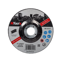 NTools SDSS Disco Abrasivo per Acciaio 125x6,4x22,23mm 5 Pezzi