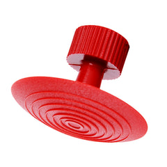 Piastra Adesiva Rossa Rotonda Con Superficie Sferica D32mm