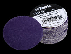 NTools KSC 50 Disco Abrasivo Ceramico ⌀50mm Grana P240 50 Pezzi