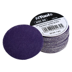 NTools KSC 50 Disco Abrasivo Ceramico ⌀50mm Grana P80 50 Pezzi