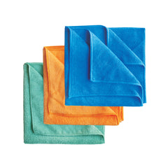 Panno In Microfibra Verde 40 X40 Cm (3 Pz)