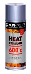 Car-rep Vernice Spray Argento Resistente al Calore 600°C 400 ml