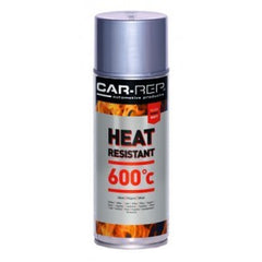 Car-rep Vernice Spray Argento Resistente al Calore 600°C 400 ml
