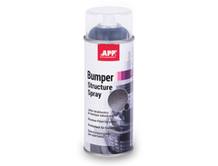 APP Bumper Vernice Spray 1K Goffrata Nera 400 ml per Plastiche Auto