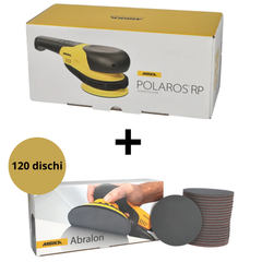 Mirka Lucidatrice Rotativa Polaros RP 600 + 120 Dischi Abralon
