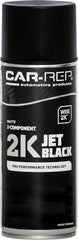 Car-rep Vernice Auto Epossidica 2K Top Coat Jet Nero Opaco 400 ml