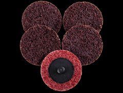 Dischetti Abrasivi Tessuto Non Tessuto Grana Media ø50 Rosso (50pz)