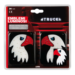 Lampa Spell-It Emblemi Luminosi LED Aquila per Camion 2 Pezzi