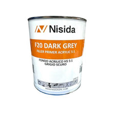 F20 Dark Grey Fondo Acrilico HS 5:1 Grigio Scuro 1 kg
