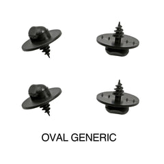 Lampa Set 4 Clip per Fissaggio Tapettini Auto su Misura Ovali