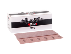 NTools SWS Foglio Abrasivo in Rete con Velcro Grana P120 70x200mm 50pz