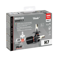 Pilot Halo Led Serie 3 Blade H7 PX26d Lampadine LED Auto 2 Pez