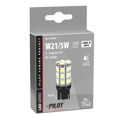 Pilot W21/5W Lampadina Led per Auto 27 SMD x 3 chips - W3x16q