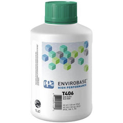 PPG Envirobase T406/E1 Nero Bluastro 1 Litro Vernice Base Acqua Auto