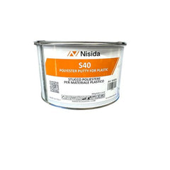 S40 Stucco Nero per Riparazione Superfici in Plastica 890 g