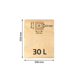 Sacchetto Raccoglipolvere In Carta 30lt (5pz)