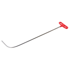 N.H Kl G Strumento Per Rimozione Ammaccature, Lunghezza 60cm, Diametro 8 Mm, Con 1 Piegatura E Punta Piatta (Per Porte)