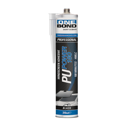 OneBond PU Power 180 Adesivo Poliuretanico Cristalli Auto Nero 310ml