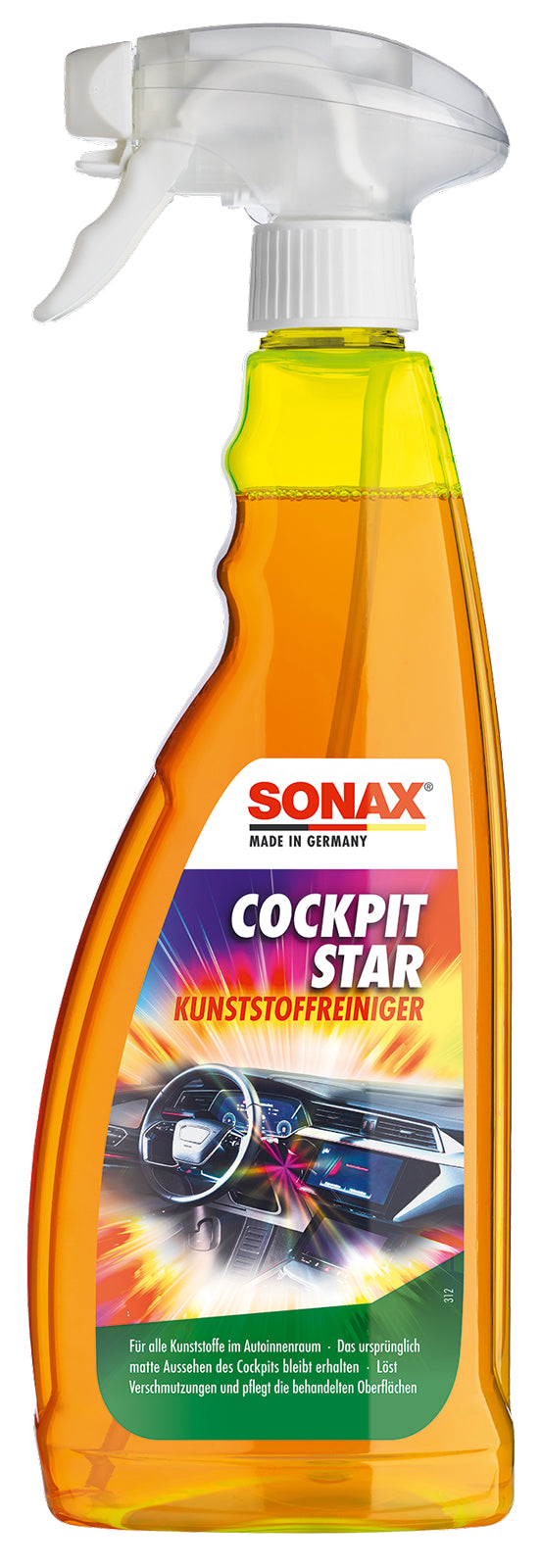 Sonax Cockpit Star 750 ml Detergente Profumato per Interni Auto