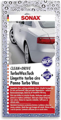 Sonax Turbo Wax Clean+Drive 28 ml Panno per Finitura Brillante