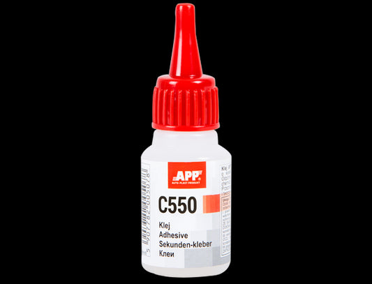 APP C550 Colla Adesivo Cianoacrilico per Gomma e Plastica 20 g