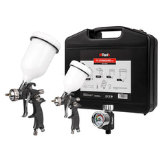 Set Aerografo Fx3 ø1,3 + Fx3 Mini ø1,0 + Manometro