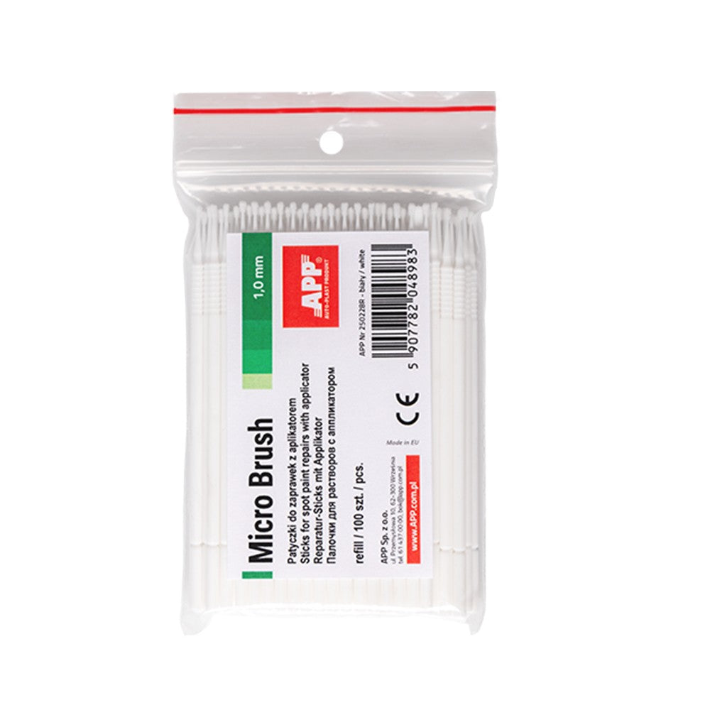 Bastoncini Per Ritocco Vernice Spot Bianco 1,0mm 100pcs