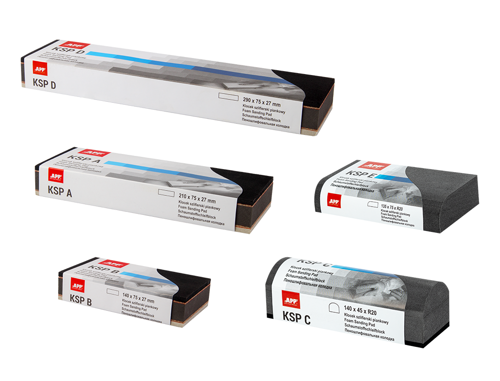 Blocco Abrasivo In Schiuma 140x75x27mm