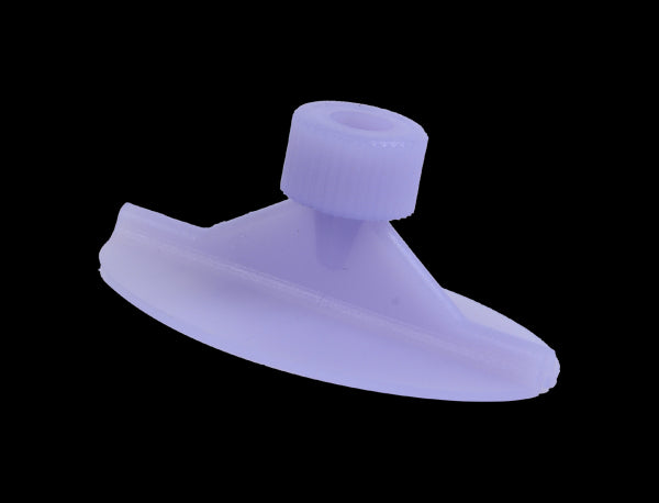 Piastra Adesiva Viola A Forma Conica Ellittica Piatta E Flessibile D33x47mm