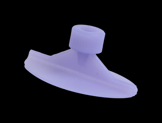 Piastra Adesiva Viola A Forma Conica Ellittica Piatta E Flessibile D33x47mm