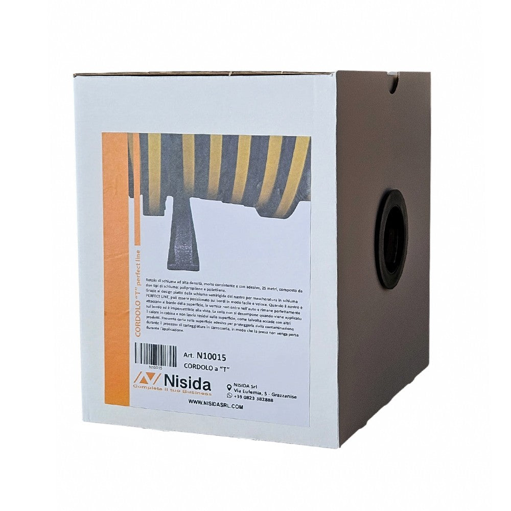Cordolo T Perfect Line 11x11mm per Mascheratura Carrozzeria 25 Metri