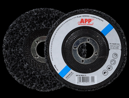 APP DSK Disco Abrasivo Nero per Smerigliatrici Angolari 125x22mm