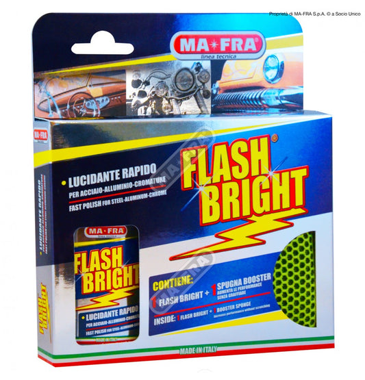 Mafra Kit Flash Bright Kit Polish Lucidante 80 ml + Spugnetta