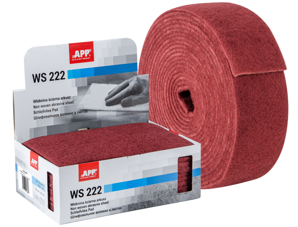 APP WS 222 Foglio Abrasivo Grana Media Rosso TNT 10 Pezzi