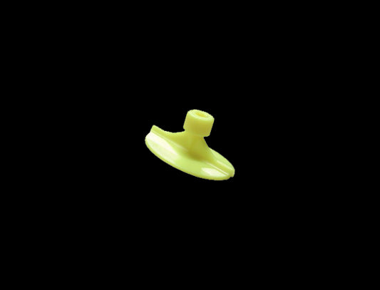 Piastra Adesiva Gialla Ellittica Piatta Ad33x47 Mm