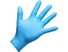 Guanti In Nitrile Blue " Xl" 5my(cf.100pz)