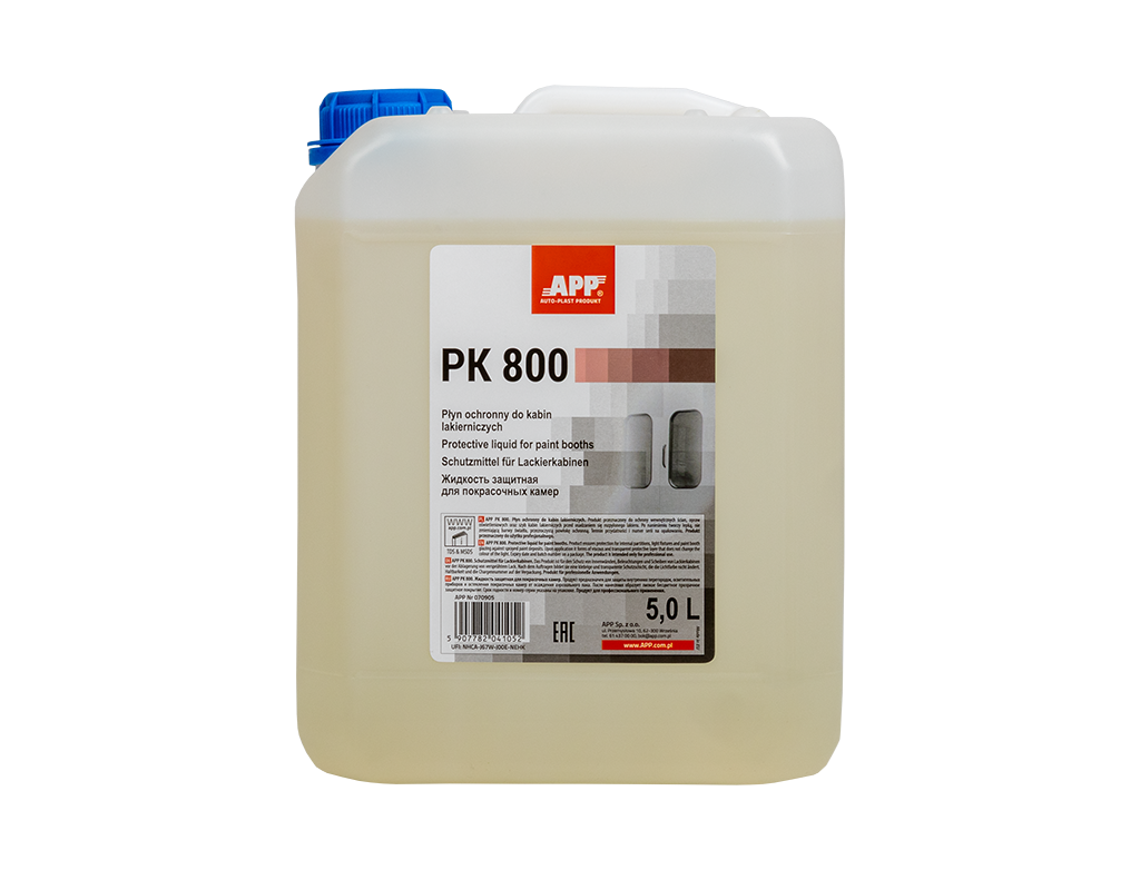 APP PK 800 Liquido Protettivo per Cabine di Verniciatura 5 Litri