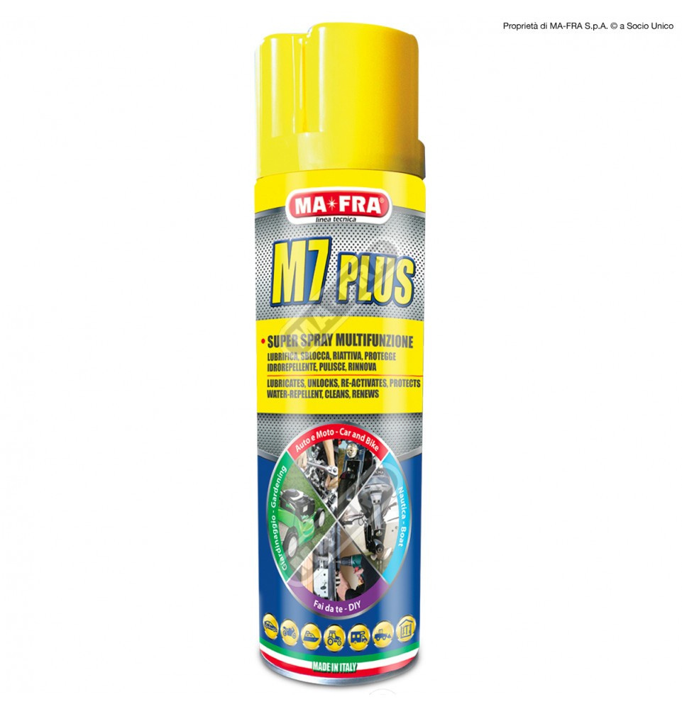 Mafra M7 Plus 500 ml Spray Multifunzione Lubrifica Protegge Sblocca