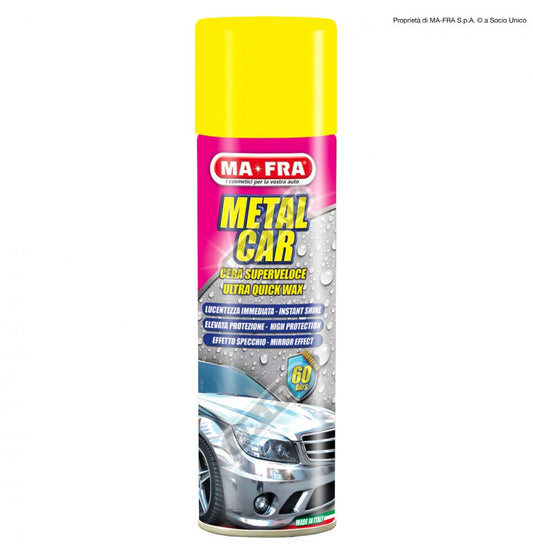 Mafra Metal Car 500 ml Cera Spray Lucidante Vernici Metallizate