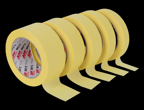 APP Plus 80 Nastro Mascheratura 48mm Giallo Alta Resistenza 18 Pezzi