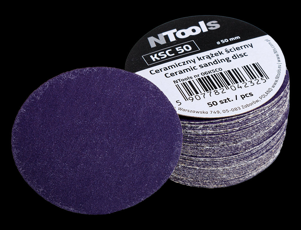 Disco Abrasivo Ceramico 50mm P320 50 Pz