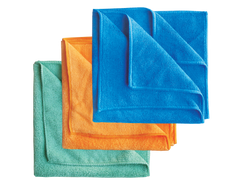 Panno In Microfibra Verde 40 X40 Cm (3 Pz)
