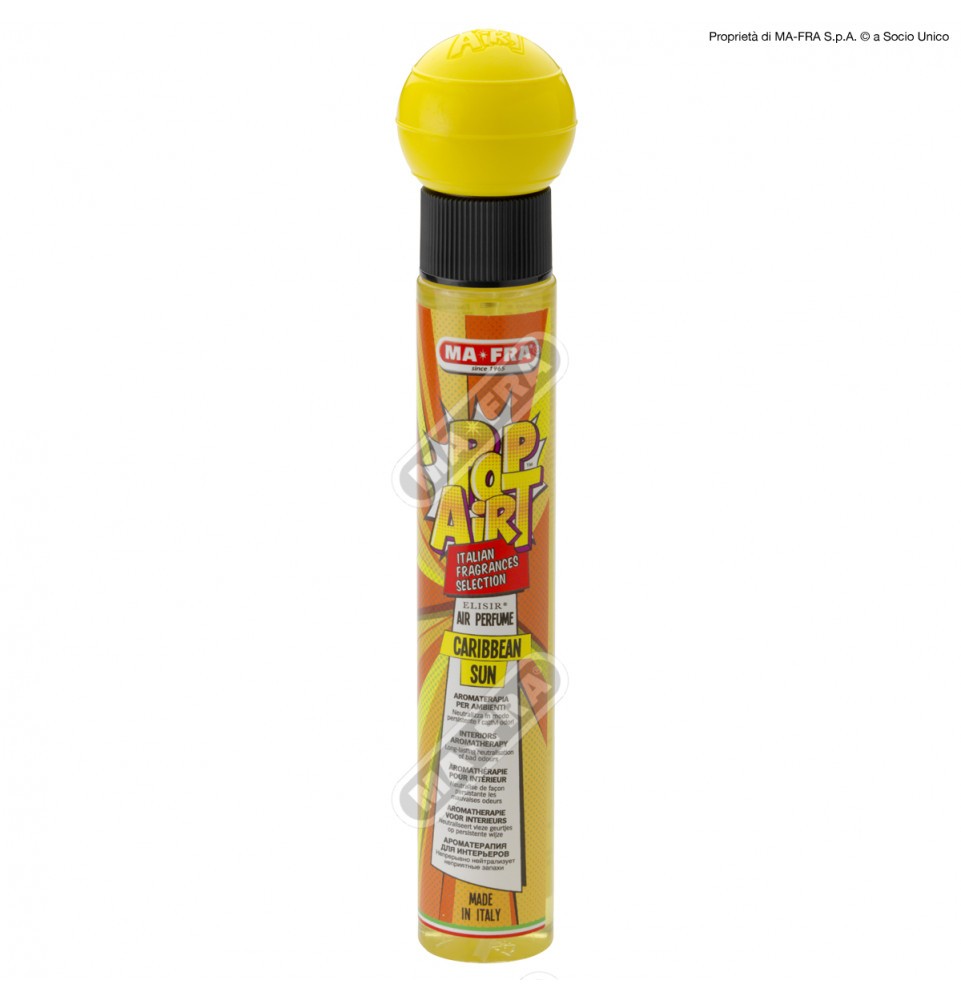 Mafra Popairt Carribean Sun Giallo 75 ml Profumo Ambienti Spray