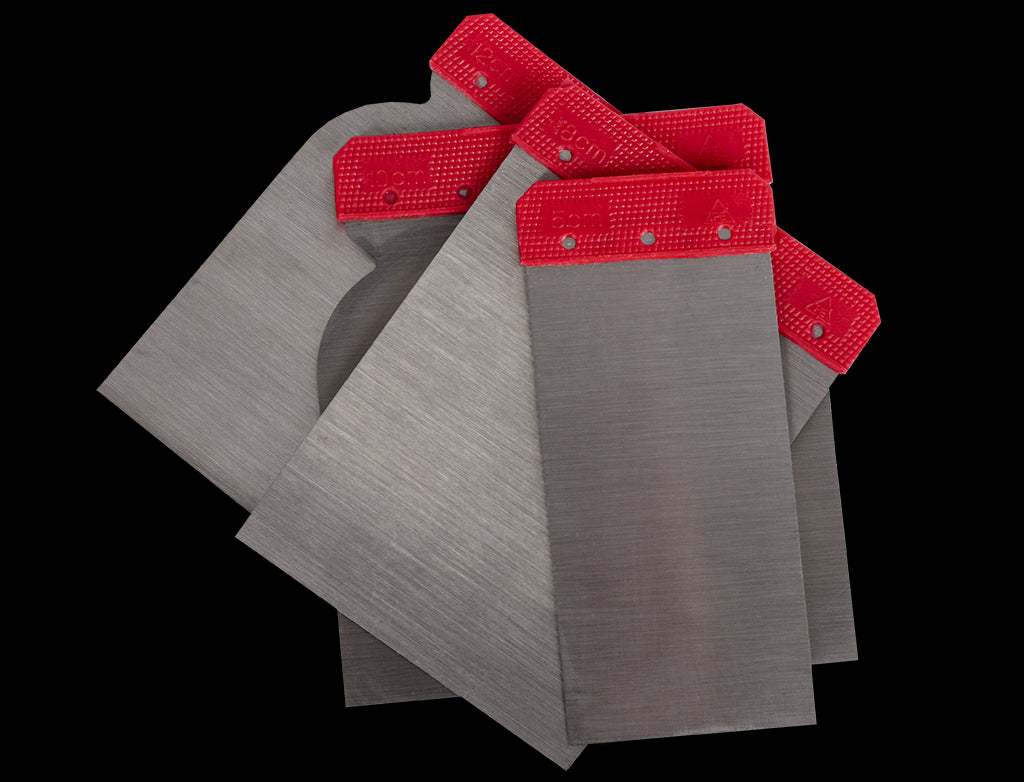 NTools SMS Spatole in Acciaio per Stucco 4 Pezzi