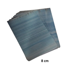 Spatola Milanese Lama Blu 80mm per Stucco in Acciaio 24 Pezzi