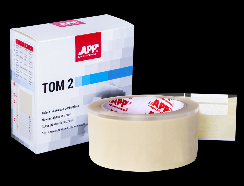 APP TOM 2 Nastro Mascheratura Deflettore Film Diviso 9/11mm Giallo